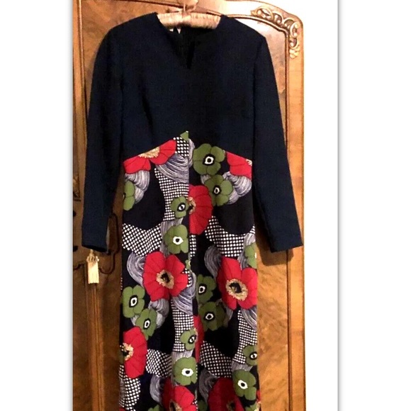Vintage Maxi Dress 60s/70s mod hostess psychedelic floral Puritan Forever Young - Picture 1 of 9